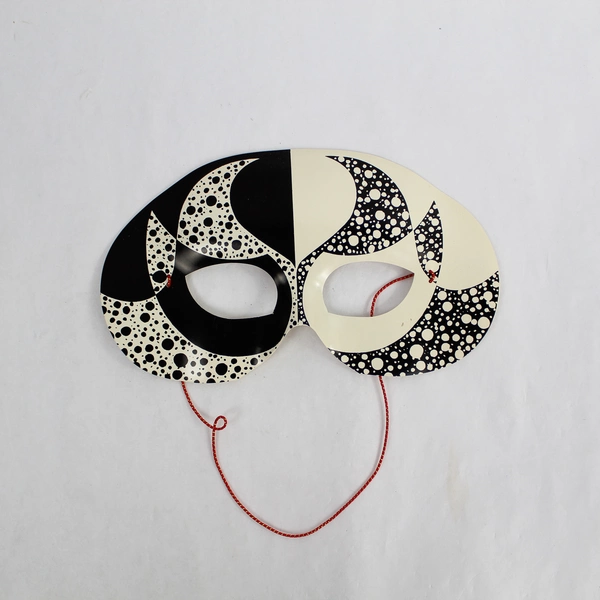 Lot of 4 Mardi Gras Eye Masks with Feathers & Ribbons for Party Decor