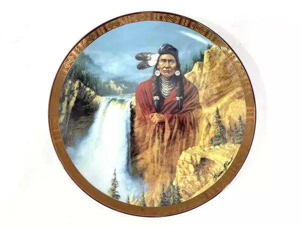 Franklin Mint Chief Joseph Spirit of Freedom Plate LE 8.25" - Collector's Item