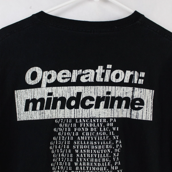 Operation MindCrime 30th Anniversary T-Shirt XXL 2018 Tour Rock Memorabilia
