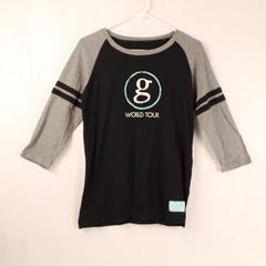 Garth Brooks World Tour Women's Black Long Sleeve T-Shirt Size Small