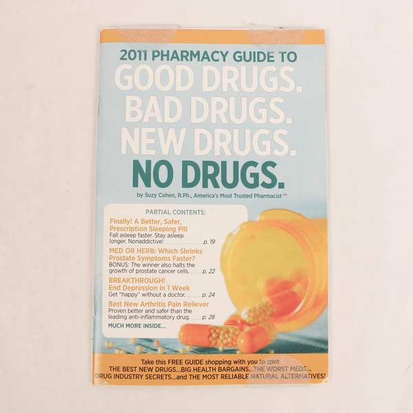 Lot of 3 Pocket Medical Books Healing Yourself Naturally Cures & Drugs