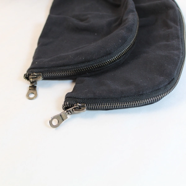 Nordstrom Women's Black Activewear Leggings M with Side Zip - Good Pre-Owned