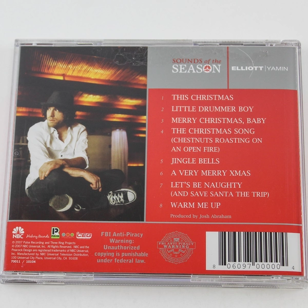 Elliott Yamin Sounds of the Season Holiday Collection CD 2007 NBC Records
