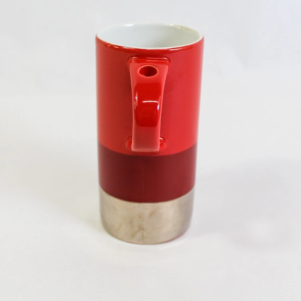 2014 Starbucks Red Ceramic Mug 8 Oz Latte Cup - Great Pre-Owned Condition