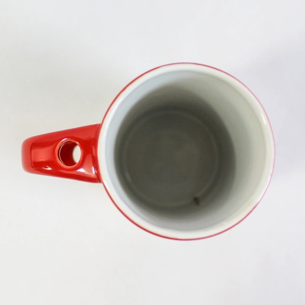 2014 Starbucks Red Ceramic Mug 8 Oz Latte Cup - Great Pre-Owned Condition