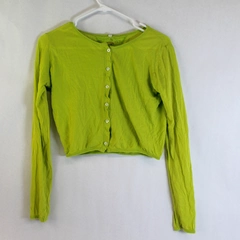 Pete & Greta XS Lime Green Button Front Cardigan Women's Sweater Pre-Owned