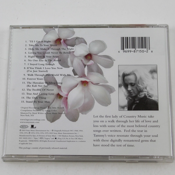 Tammy Wynette Love Songs CD Pre-Owned Music Jewel Case 2003 Epic Records