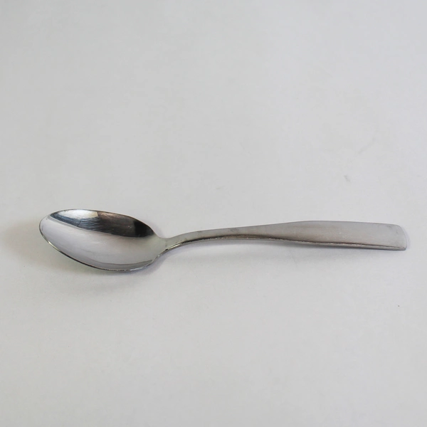 2 Cambridge Stainless Steel Teaspoons Madison Satin Handle Fiddle Tip