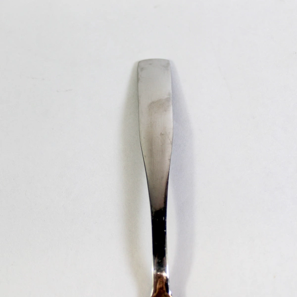 2 Cambridge Stainless Steel Teaspoons Madison Satin Handle Fiddle Tip