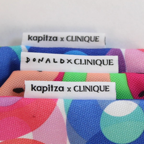 Lot of 3 Colorful Kapitza & Donald Makeup Bags - Good Pre-Owned Condition