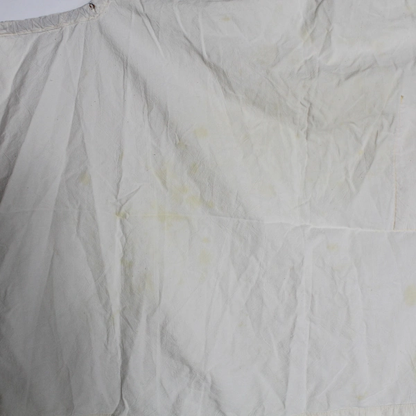 Lot of 2 Vintage Patchwork Aprons with Pockets & Paisley Design, Stains