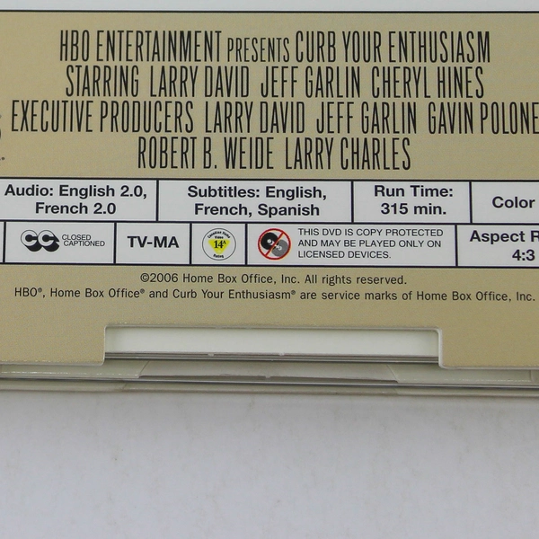 Curb Your Enthusiasm Complete Fifth Season DVD HBO Good Condition, 2 Discs