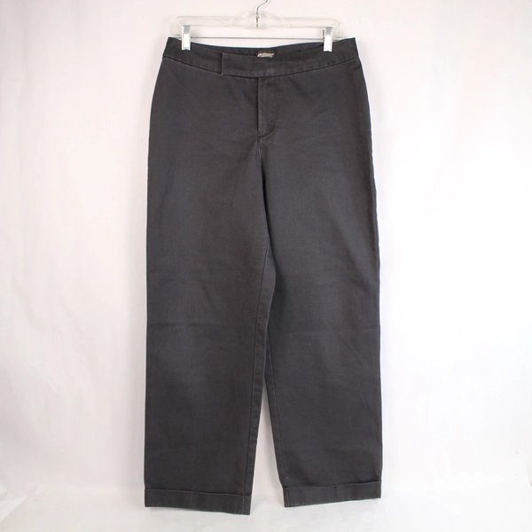 Vtg GMR Lee Performance Khakis Black Pants Women's 10P Cotton Good Condition