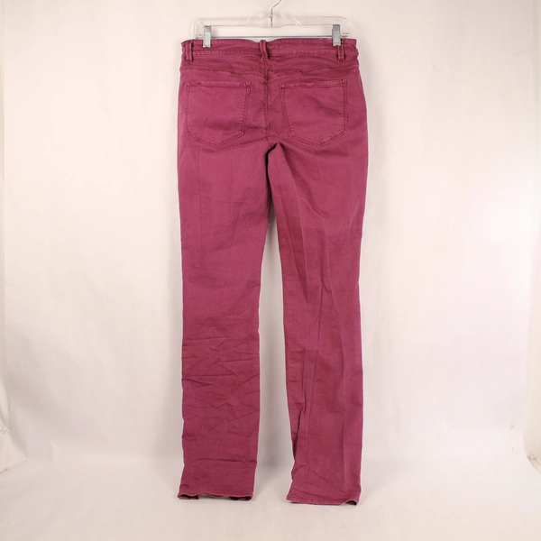 Ann Taylor Modern Fit Denim Pants Women's Size 8 Plum Purple 5 Pocket Jeans