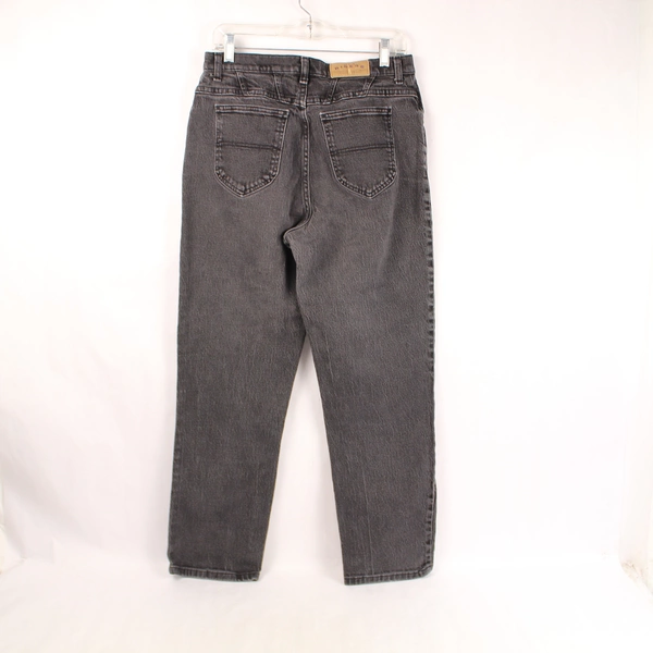 Vintage Riders Women's Size 12M Faded Black Charcoal Mom Jeans - Trendy!