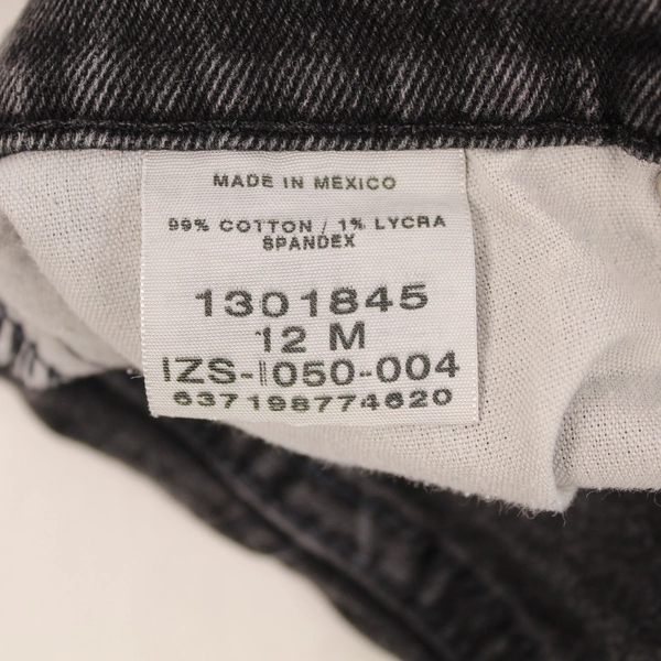 Vintage Riders Women's Size 12M Faded Black Charcoal Mom Jeans - Trendy!