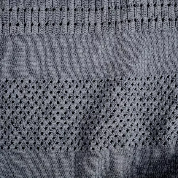 Cabela's Men's Large Navy Blue Sweater Pullover Long Sleeve Eyelet Design