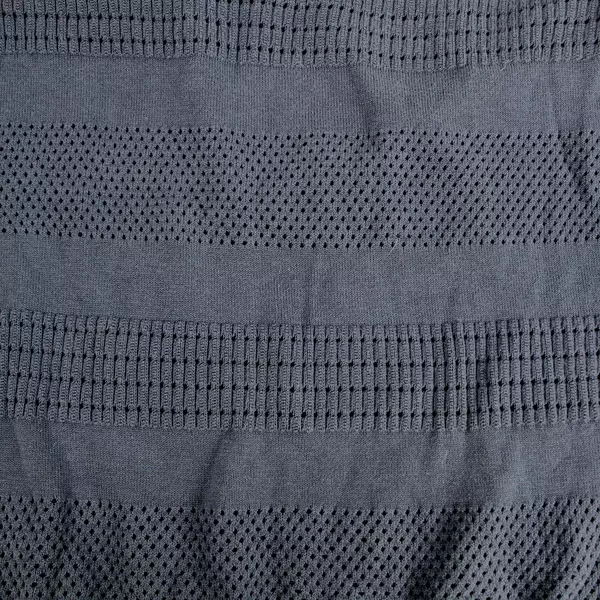 Cabela's Men's Large Navy Blue Sweater Pullover Long Sleeve Eyelet Design