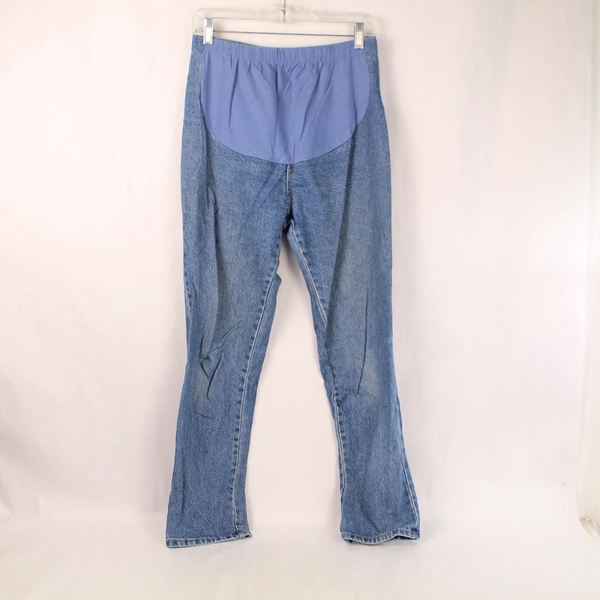 Vintage Take Nine Maternity Jeans Women's Size 6 Petite Light Wash Denim