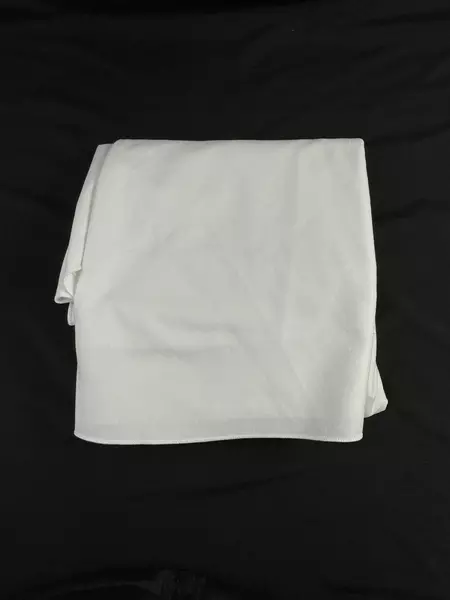 Round Woven Cotton Blend Straight Hem Tablecloth 88 Inch Diameter Wedding Party