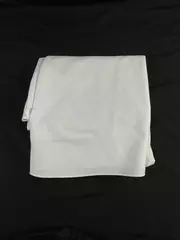 Round Woven Cotton Blend Straight Hem Tablecloth 88 Inch Diameter Wedding Party