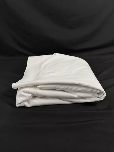 Round Woven Cotton Blend Straight Hem Tablecloth 88 Inch Diameter Wedding Party