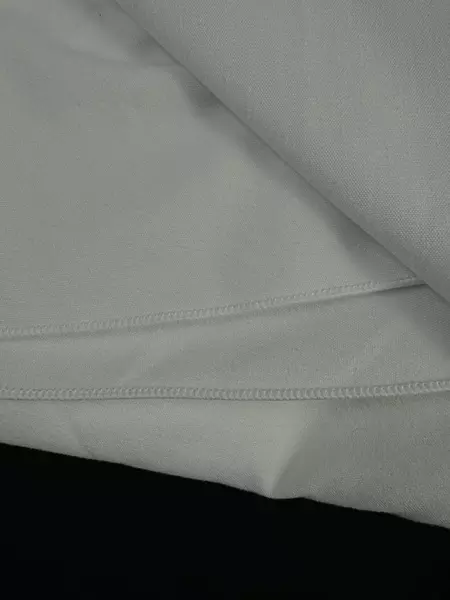 Round Woven Cotton Blend Straight Hem Tablecloth 88 Inch Diameter Wedding Party