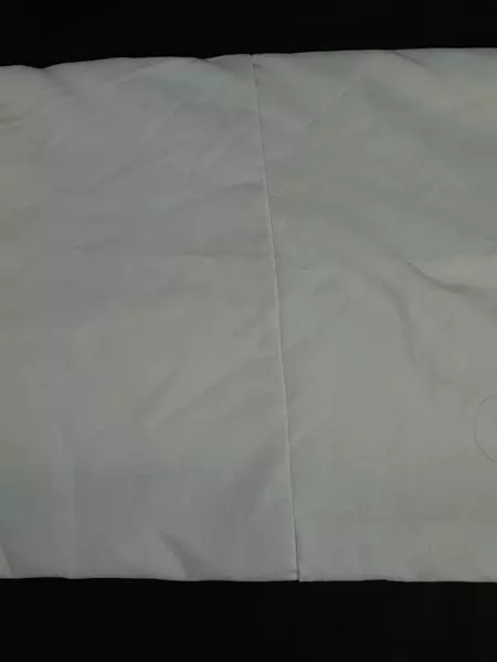 2 Round Woven Cotton Blend Straight Hem Tablecloths 88 in Diameter Wedding Party