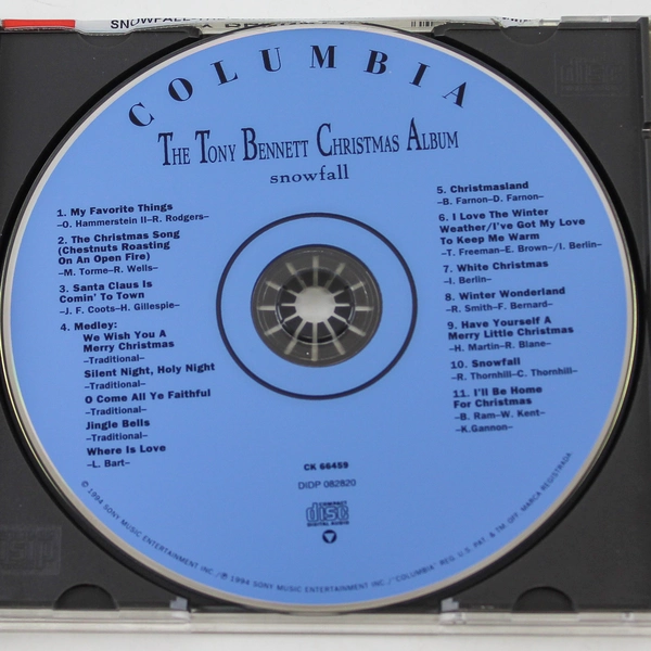 Tony Bennett The Christmas Album CD 1994 Sony Music Holiday Classic Good