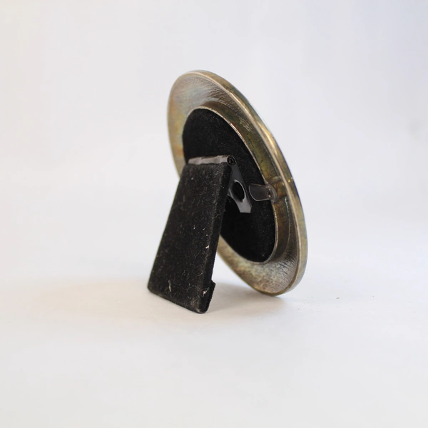 Michaels Snap Shots Metal Baseball Photo Frame 2"x2" Pearlescent