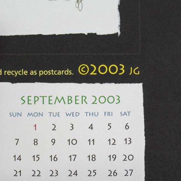 Lot of 2 Joyce Lovro Gabriel Harvest of Pears 2003 Postcard Sheets