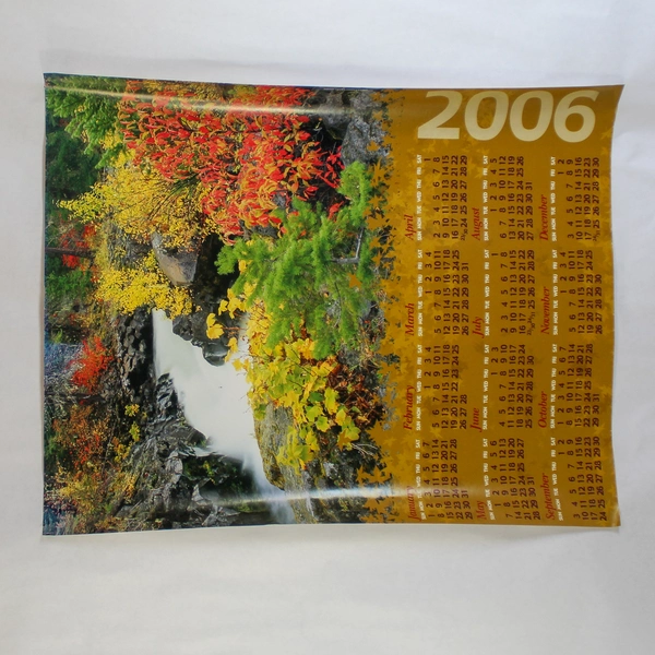 Lot of 2000s Poster Calendars for Scrapbooking DIY Moon Phases Craft Supplies