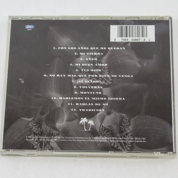 Gloria Estefan Mi Tierra CD 1993 Good Condition Cracked Case Untested