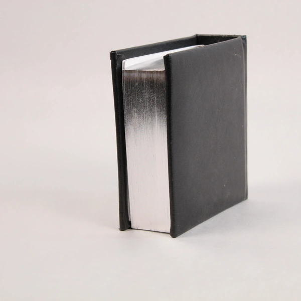 Thoughts Journal Diary Love Laugh Memories Black 5.5" Square - Pre-Owned