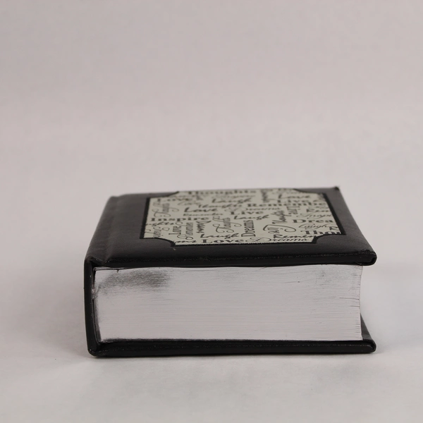 Thoughts Journal Diary Love Laugh Memories Black 5.5" Square - Pre-Owned