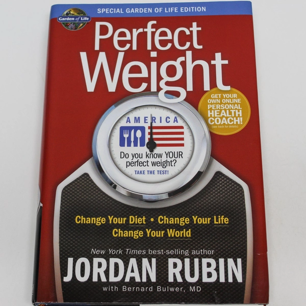 Perfect Weight by Jordan Rubin 2008 Siloam Hardcover Book Good Condition