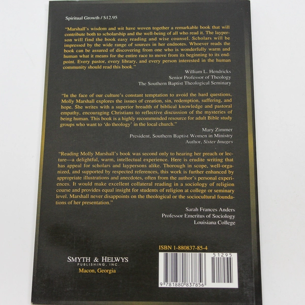 What It Means To Be Human by Molly Marshall 1995 Paperback - Good Condition