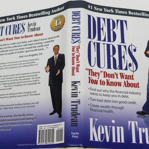 Debt Cures by Kevin Trudeau Hardcover Book 2007 - Good Condition