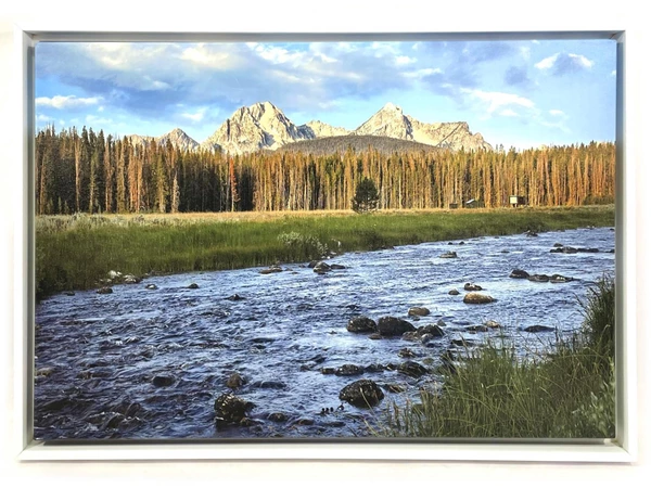 Tim Fitzharris Framed iCanvas Photo Print Sawtooth Range Stanley Lake Creek