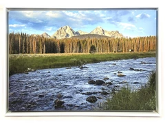 Tim Fitzharris Framed iCanvas Photo Print Sawtooth Range Stanley Lake Creek