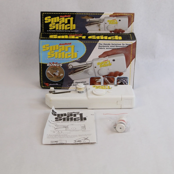 Smart Stitch Portable Handheld Sewing Machine DIY Crafts AS-IS 8" Long