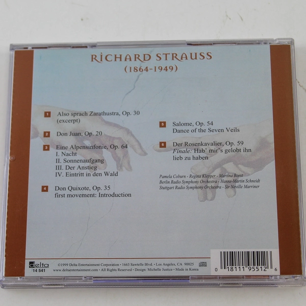 Richard Strauss Classical Masterpieces CD - Good Condition, Untested