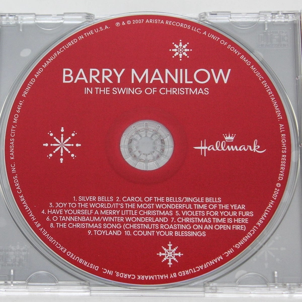 Barry Manilow In The Swing Of Christmas CD 2007 Arista Records Good Condition