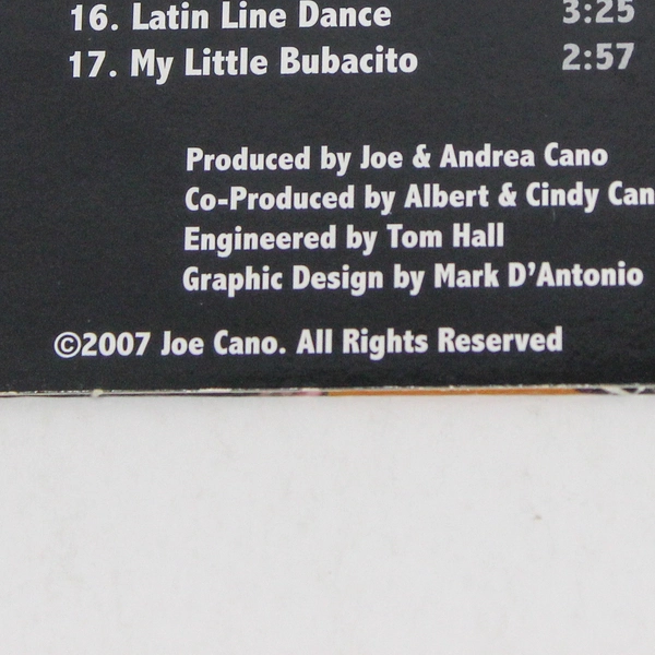 Best Of Joe Cano CD 2007 - Joe And Andrea Cano - Instrumental Music