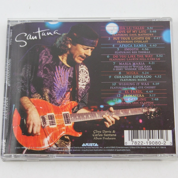 Santana Supernatural CD 1999 Arista Records Pre-owned Damaged Case