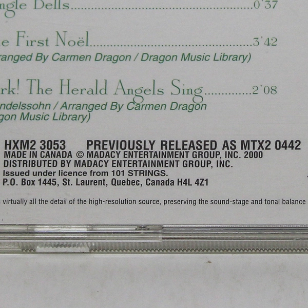 Home For Christmas 101 Strings Orchestra CD - Holiday Music Collection