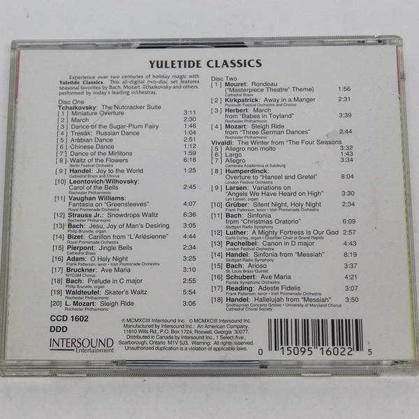 Yuletide Classics 2-Disc CD Set - World's Favorite Christmas Carols