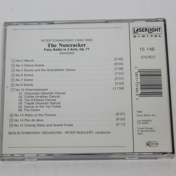 The Nutcracker Peter Tchaikovsky Audio Music CD Disc 1989 Delta Music Inc