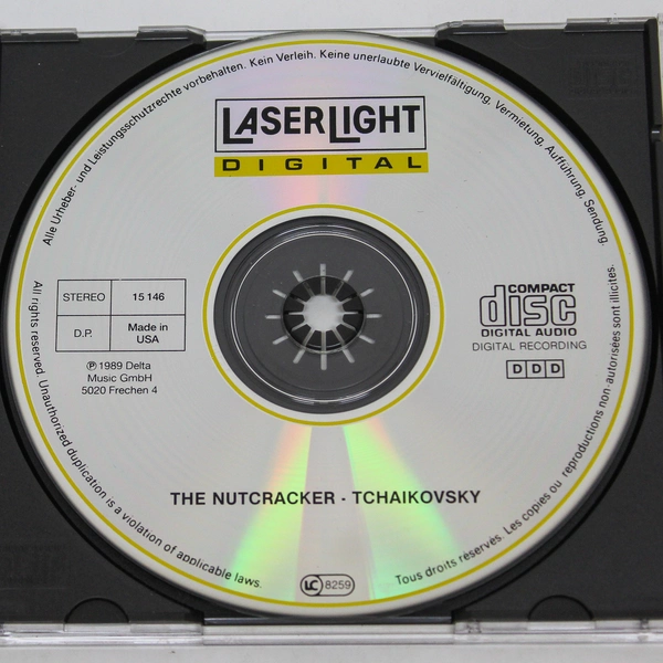 The Nutcracker Peter Tchaikovsky Audio Music CD Disc 1989 Delta Music Inc