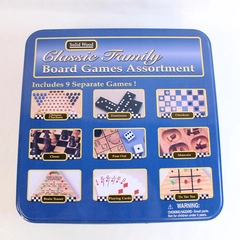 Solid Wood Classic Family Board Games Assortment Checkers Chess Missing Pieces